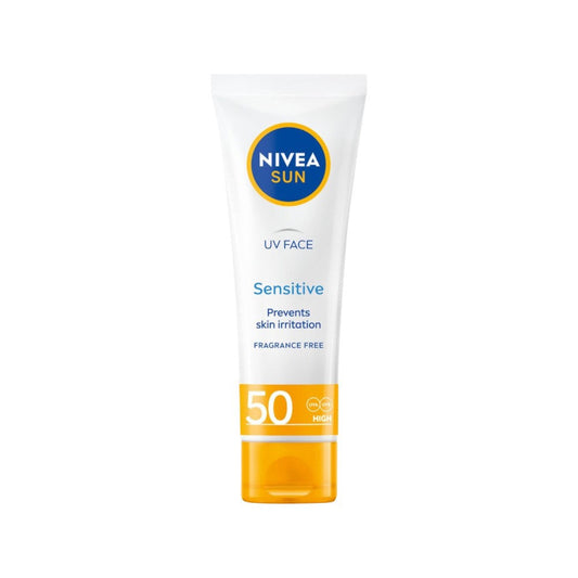 Nivea Sensitive UV Face Sunscreen (SPF 50) : 50 ml