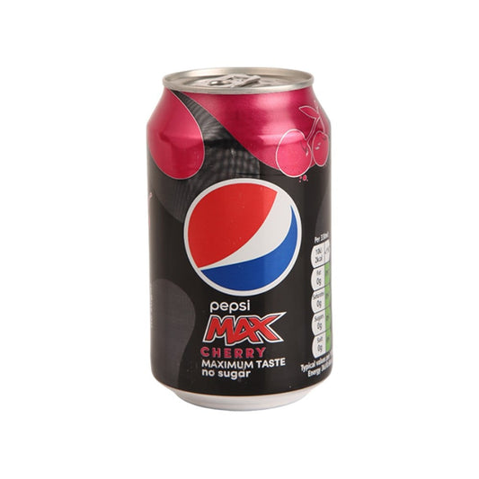 Pepsi Max Cherry No Sugar Soft Drink : 330 ml