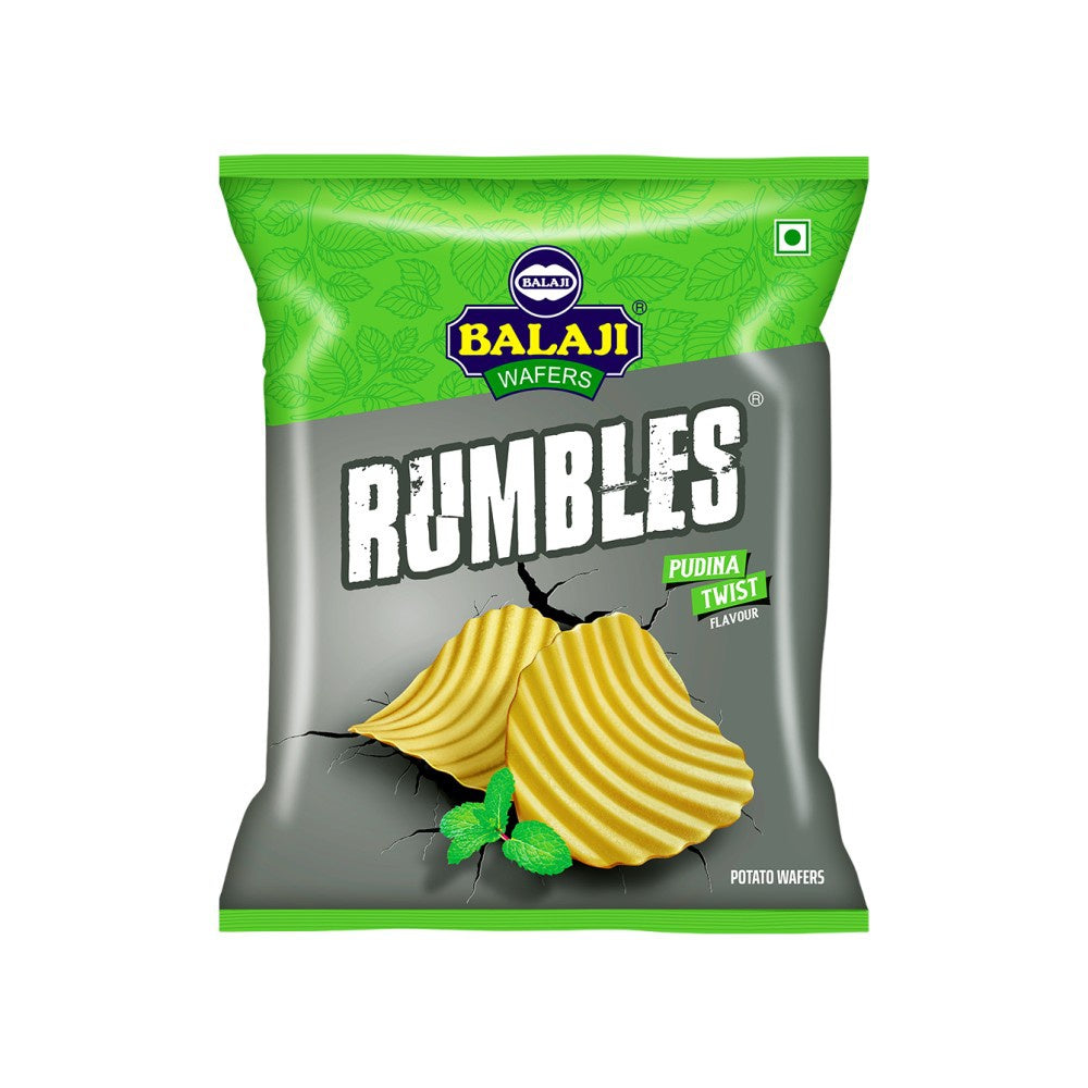Balaji Rumbles Pudina Twist Potato Wafers : 135 g
