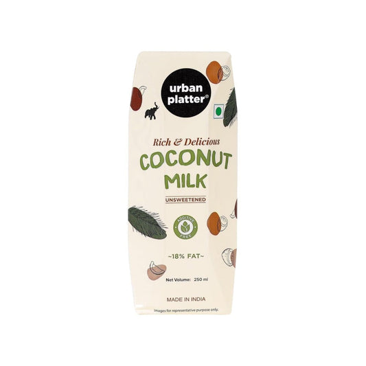 Urban Platter Unsweetened Coconut Milk : 250 ml