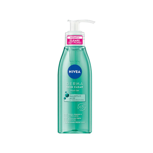 Nivea Derma Skin Clear Gel Face Wash : 150 ml