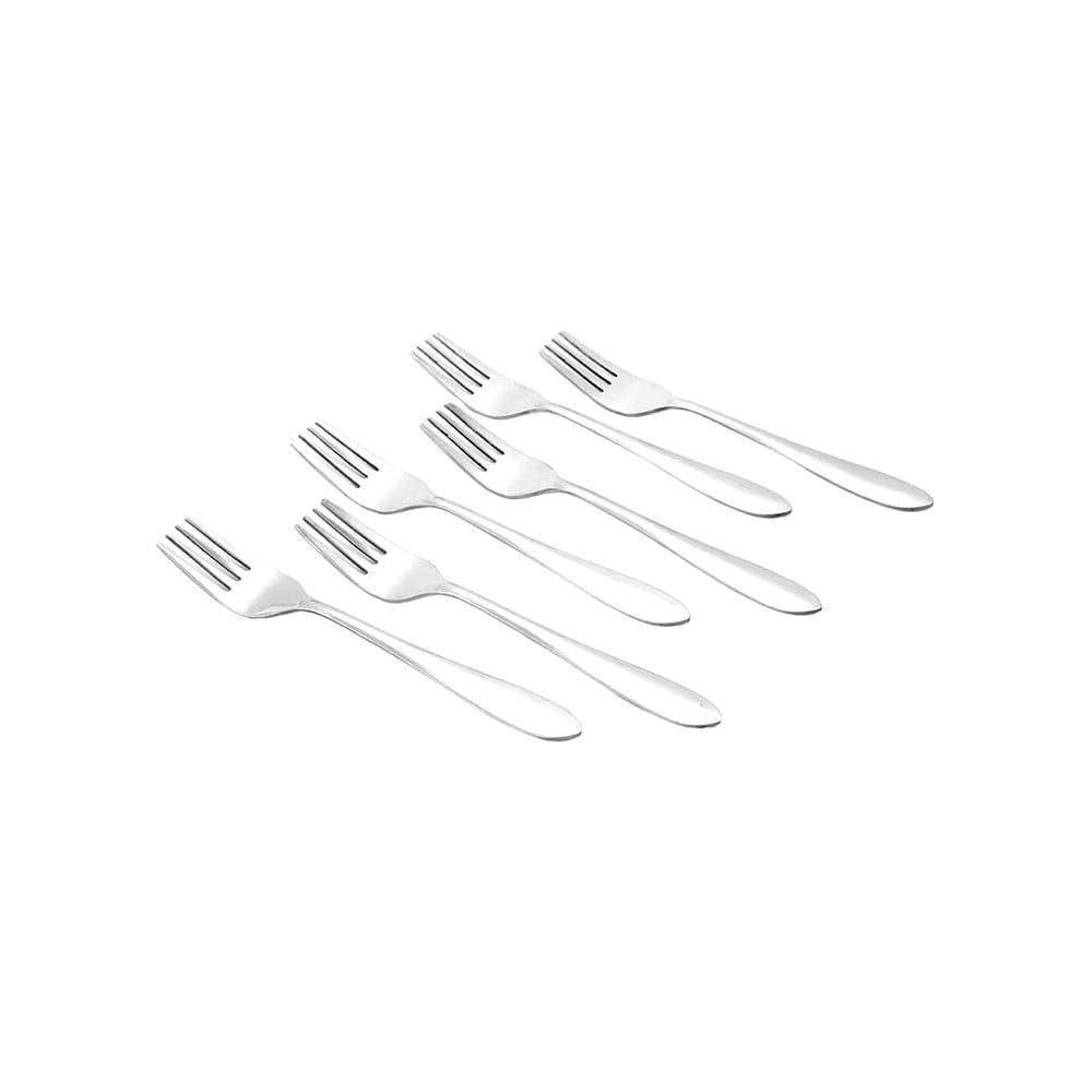Wonderchef Venice Stainless Steel Fork Set (6 pcs, Silver) : 1 set (6 pieces)