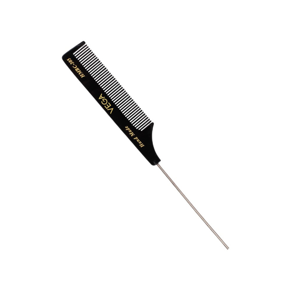 Vega Tail Hair Comb - HMBC-305 (Black) : 1 piece