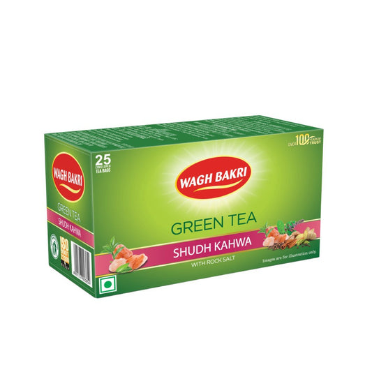 Wagh Bakri Sudh Kahwa Green Tea : 25 bags x 2.5 g