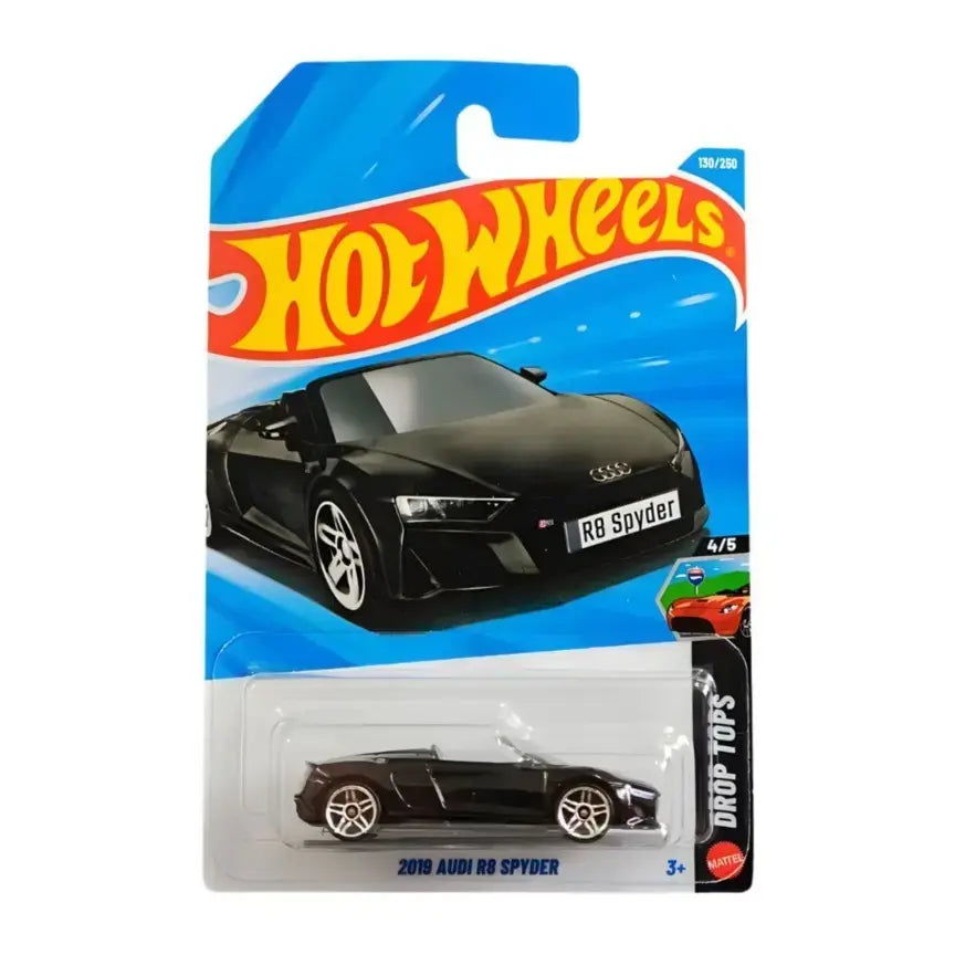 2019 Audi R8 Spyder (Black) – Hot Wheels Imported by Mattel