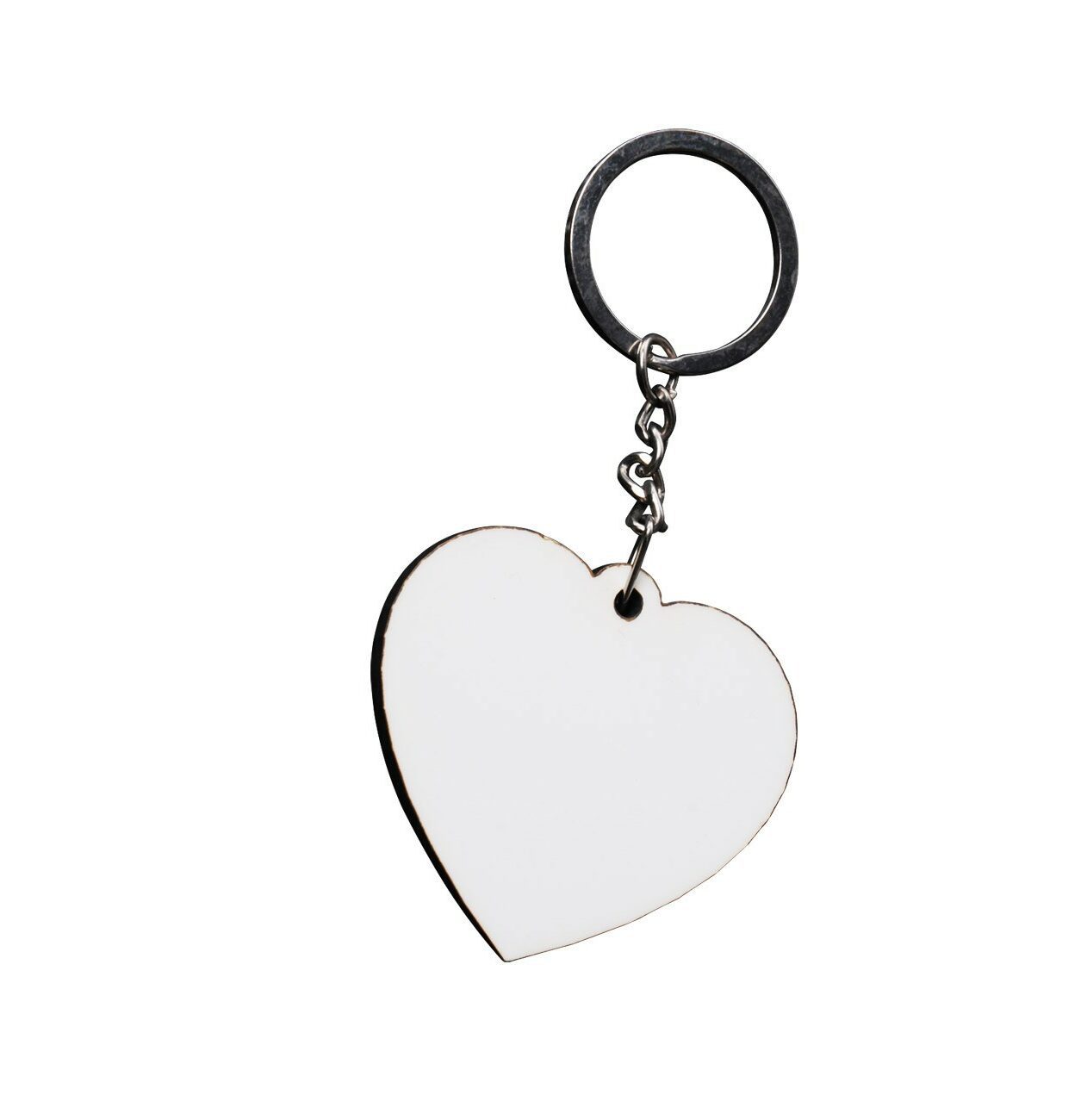 Heartfelt Memories: Customized Heart Keychain