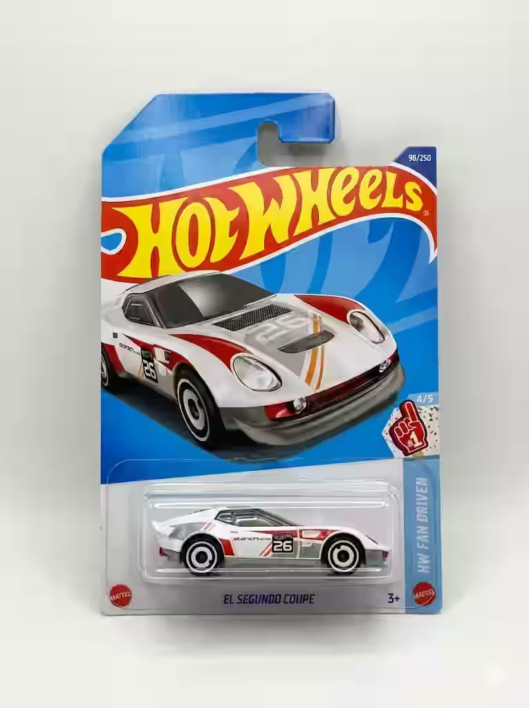 El Segundo Coupe (White) – Hot Wheels 2026 Imported by Mattel - Prithvi Enterprises
