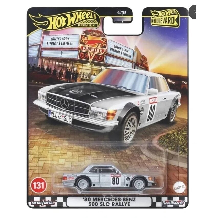 80 Mercedes-Benz 500 SLC Rallye (Silver) – Hot Wheels 2025 by Mattel
