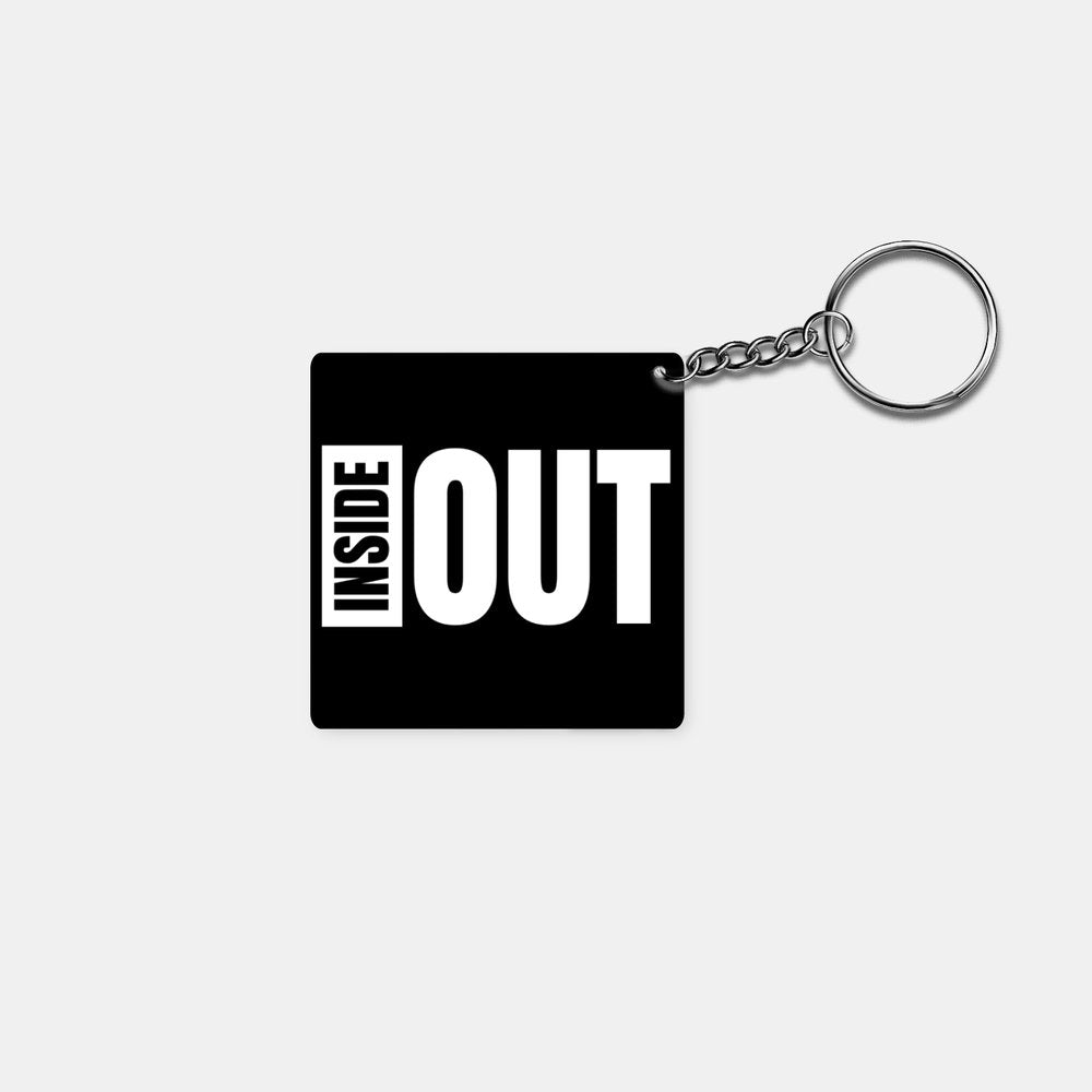 Inside Out: Printed Square Keychain - Prithvi Enterprises