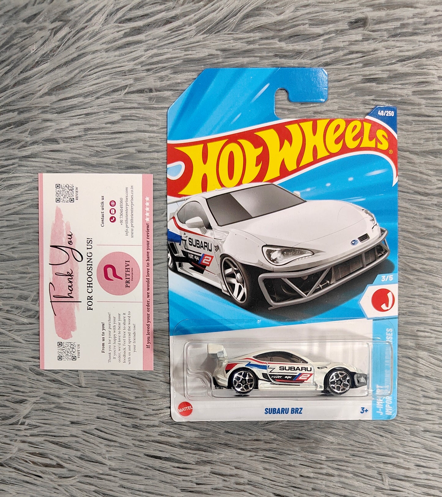 Subaru BRZ (White) – Hot Wheels 2025 by Mattel