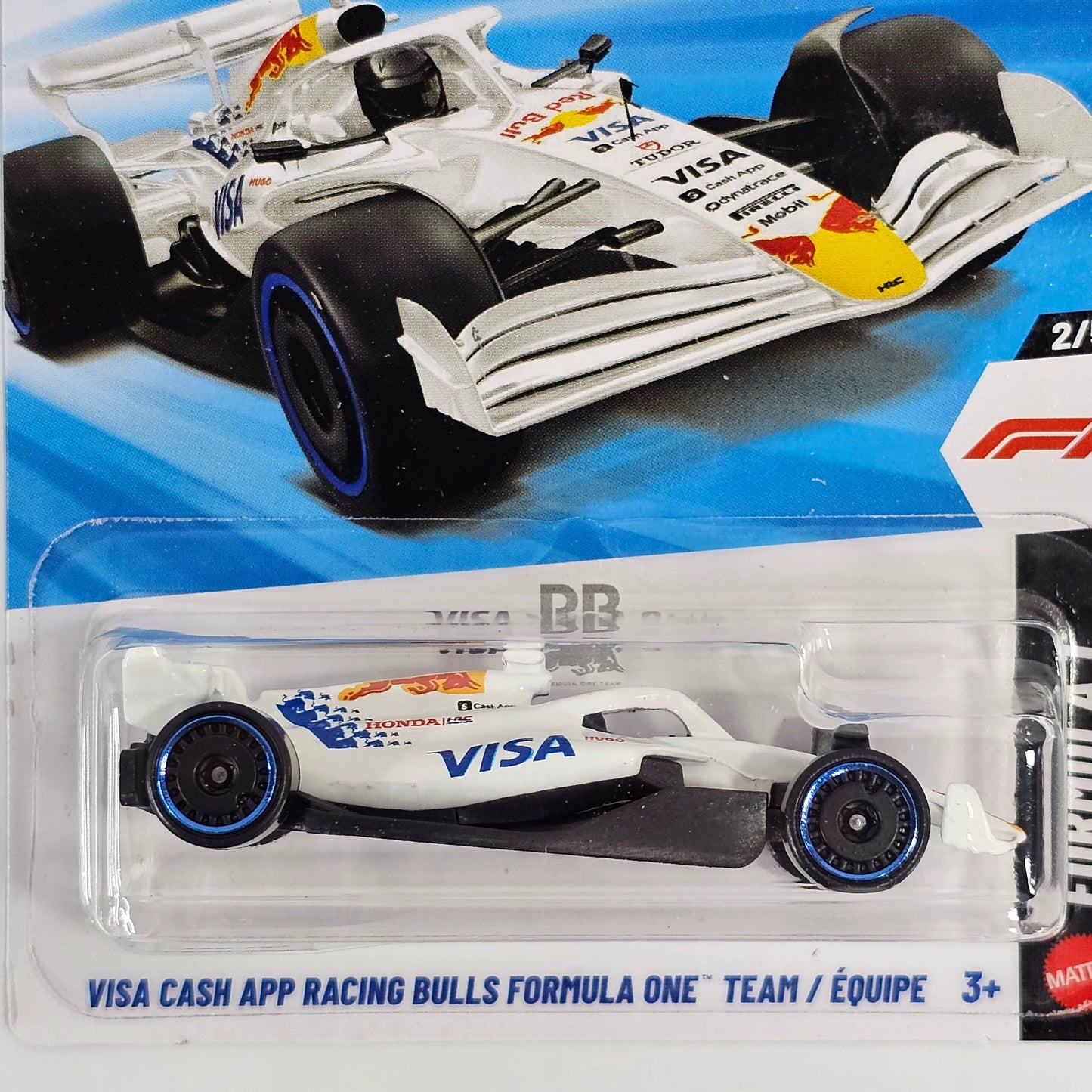 Visa Cash App Racing Bulls Formula One Team (White) – Hot Wheels Imported by Mattel - Prithvi Enterprises