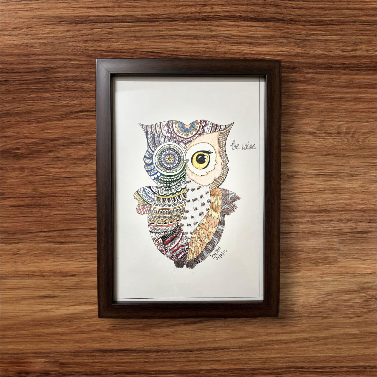 Owl Doodle artwork by Vdk Arts