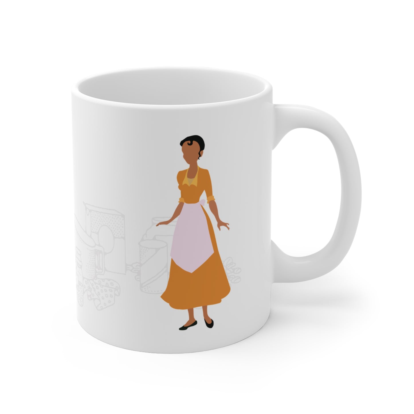The Princess and the Frog - Tiana's Quote: Printed Ceramic Mug