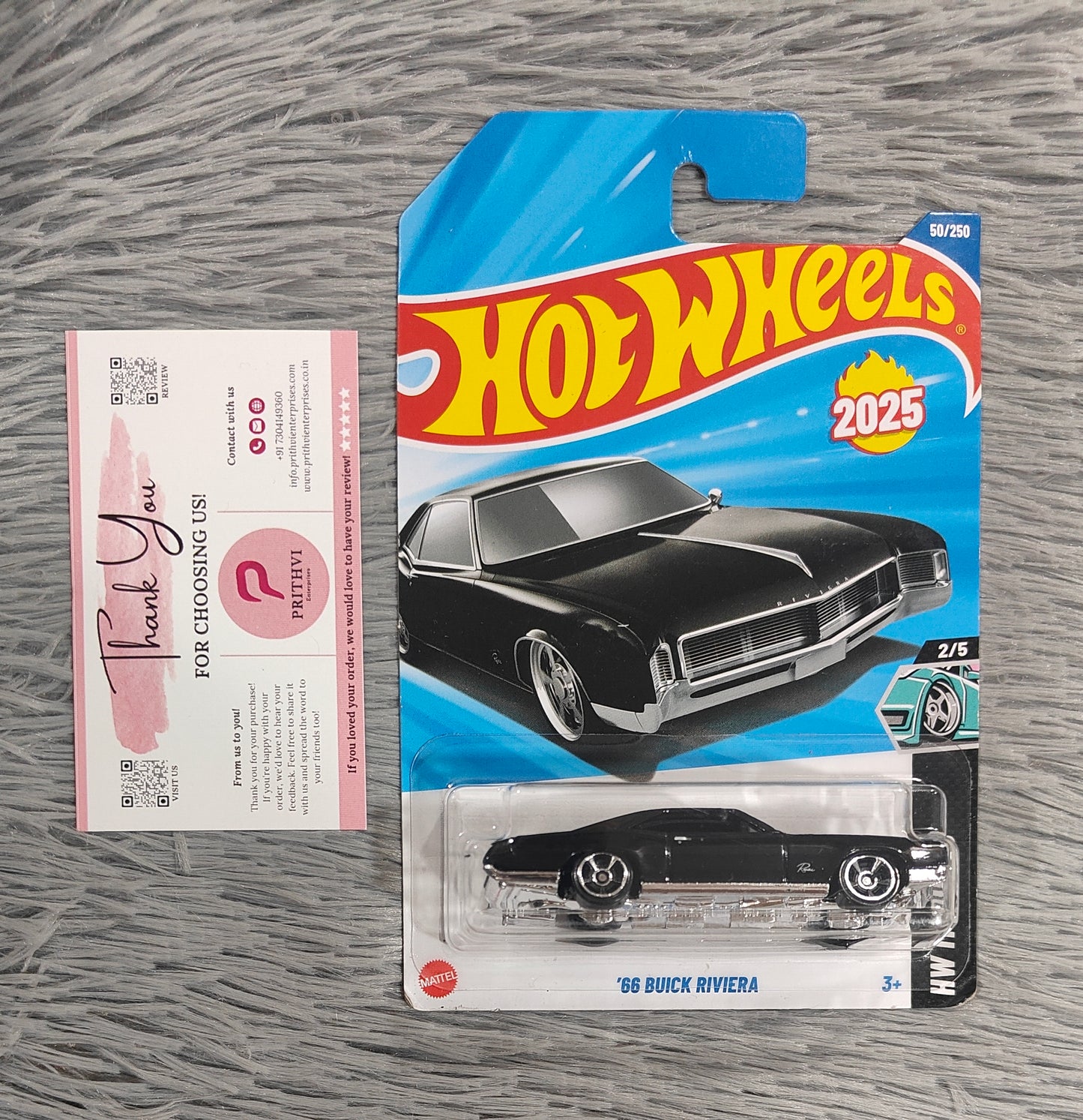 66 Buick Riviera (Black) – Hot Wheels 2025 by Mattel