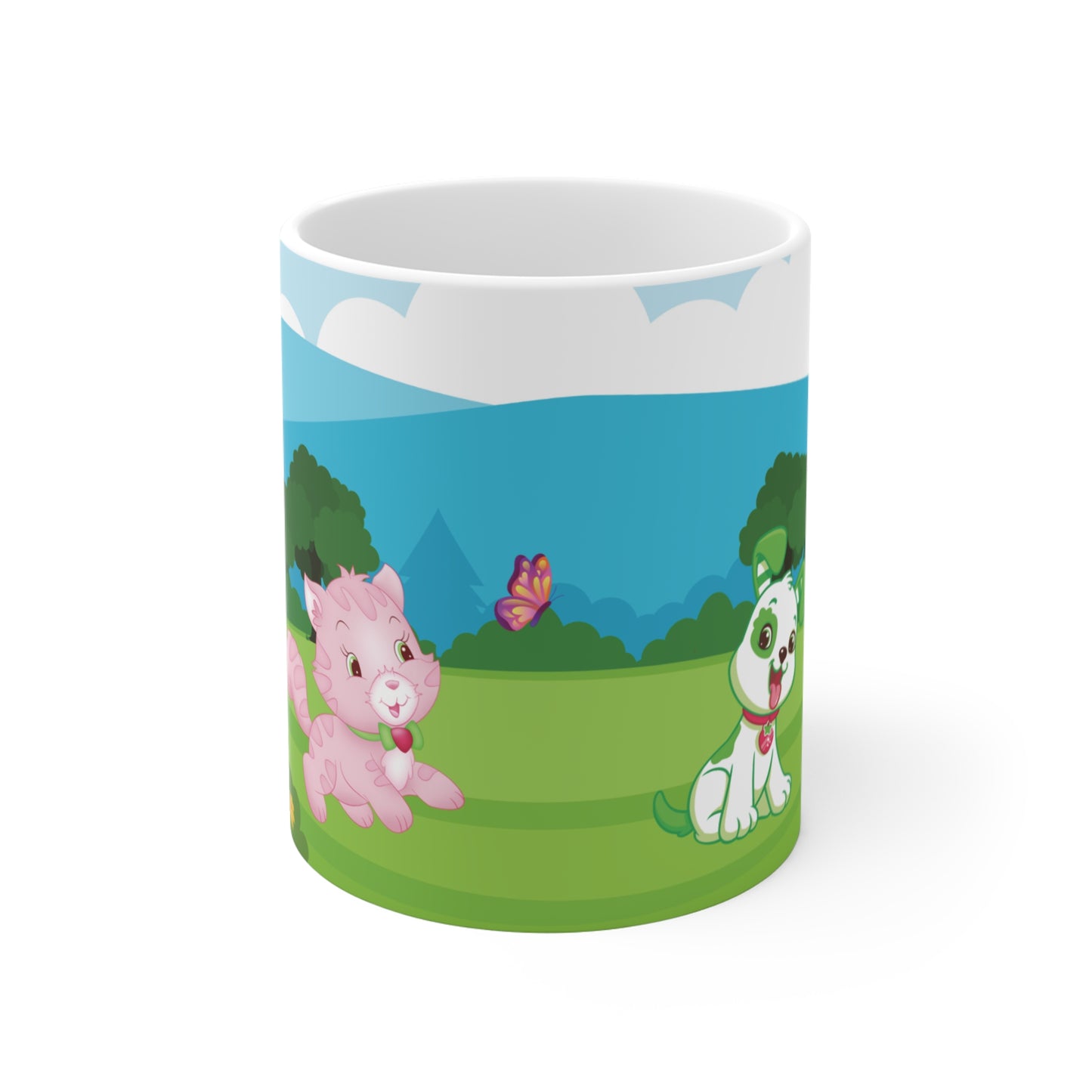 Custard and Pupcake: Printed Ceramic Mug