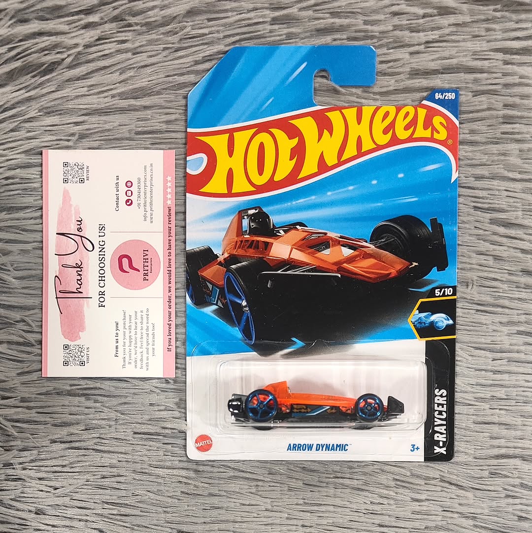 ARROW DYNAMIC (Orange) – Hot Wheels Die-Cast Car by Mattel