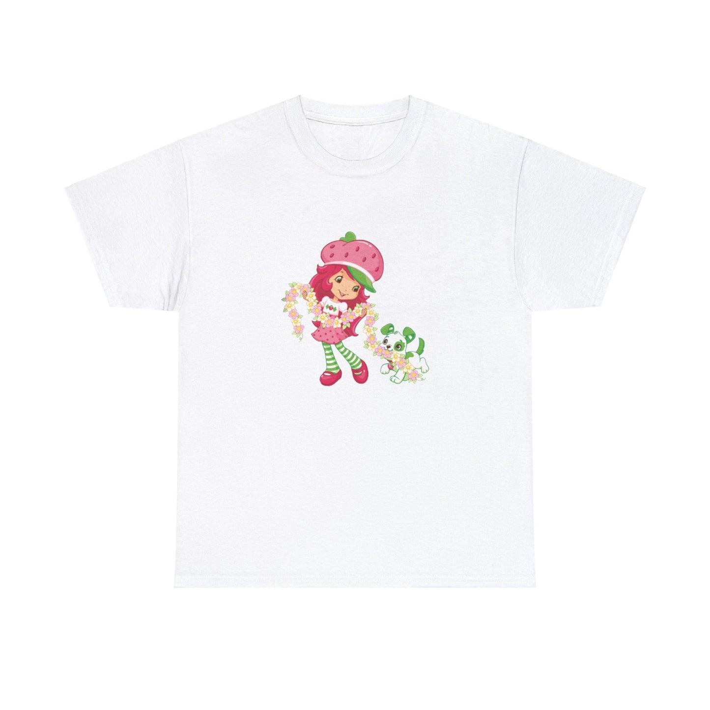 Friendship Fun: Printed T-shirt - White Round Neck Cotton