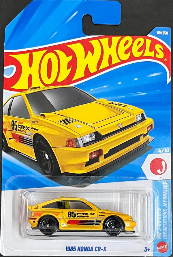 1985 Honda CR-X (Yellow) – Hot Wheels Imported by Mattel – Prithvi