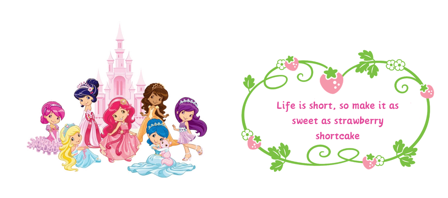 Strawberry Shortcake - Life is Sweet: Printed Ceramic Pen Stand (11oz)