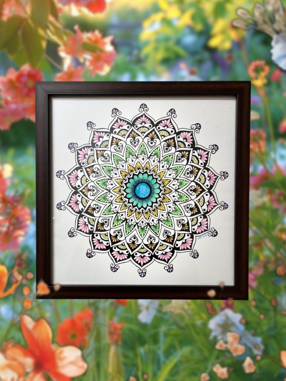 Colorful Mandala artwork by Vdk Arts