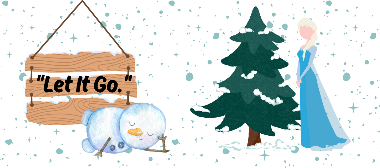 Frozen - Let it Go: Printed Ceramic Pen Stand (11oz)