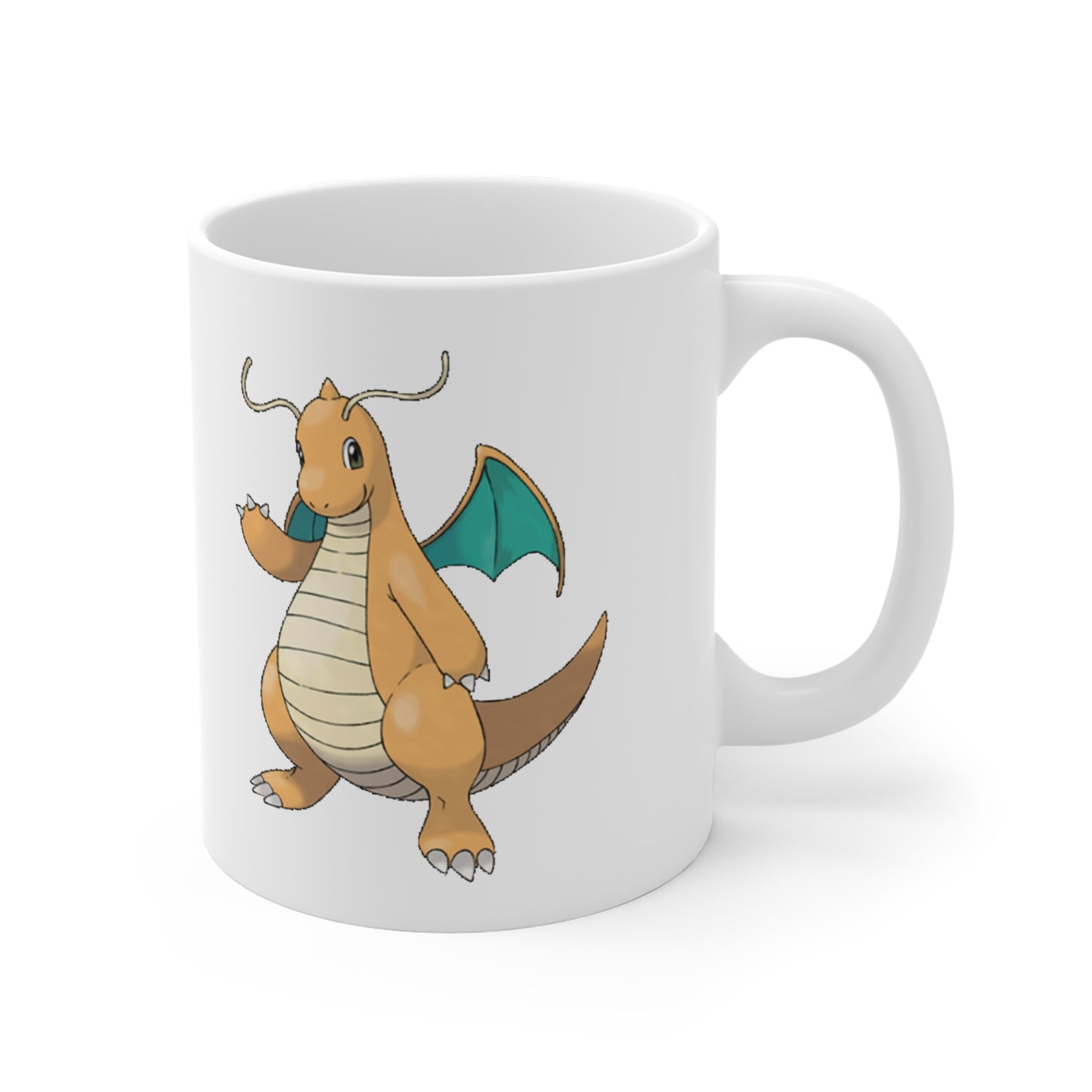 Pokémon - "I can fly faster than Mach 1" - Dragonite: Printed Ceramic Mug