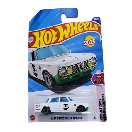 Modèle Réduit Hot Wheels 1:64 - ALFA ROMEO Giulia Sprint GTA Blanche (HKC50)