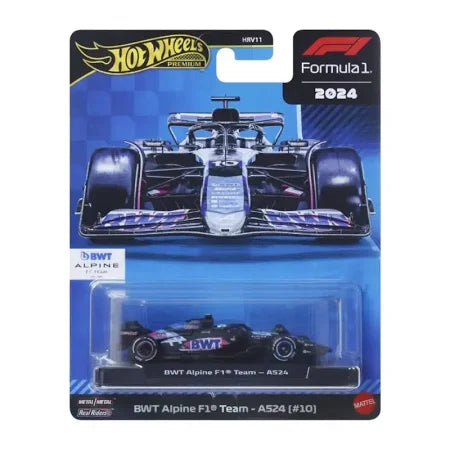 BWT Alpine F1 Team - A524 (#10) – Hot Wheels Premium 2025 by Mattel