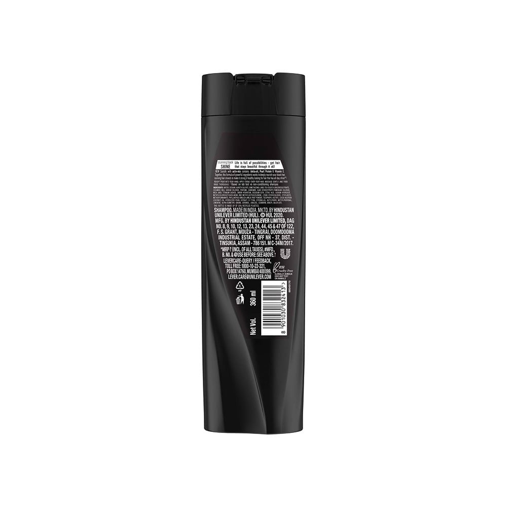 Sunsilk Stunning Black Shine Shampoo : 360 ml