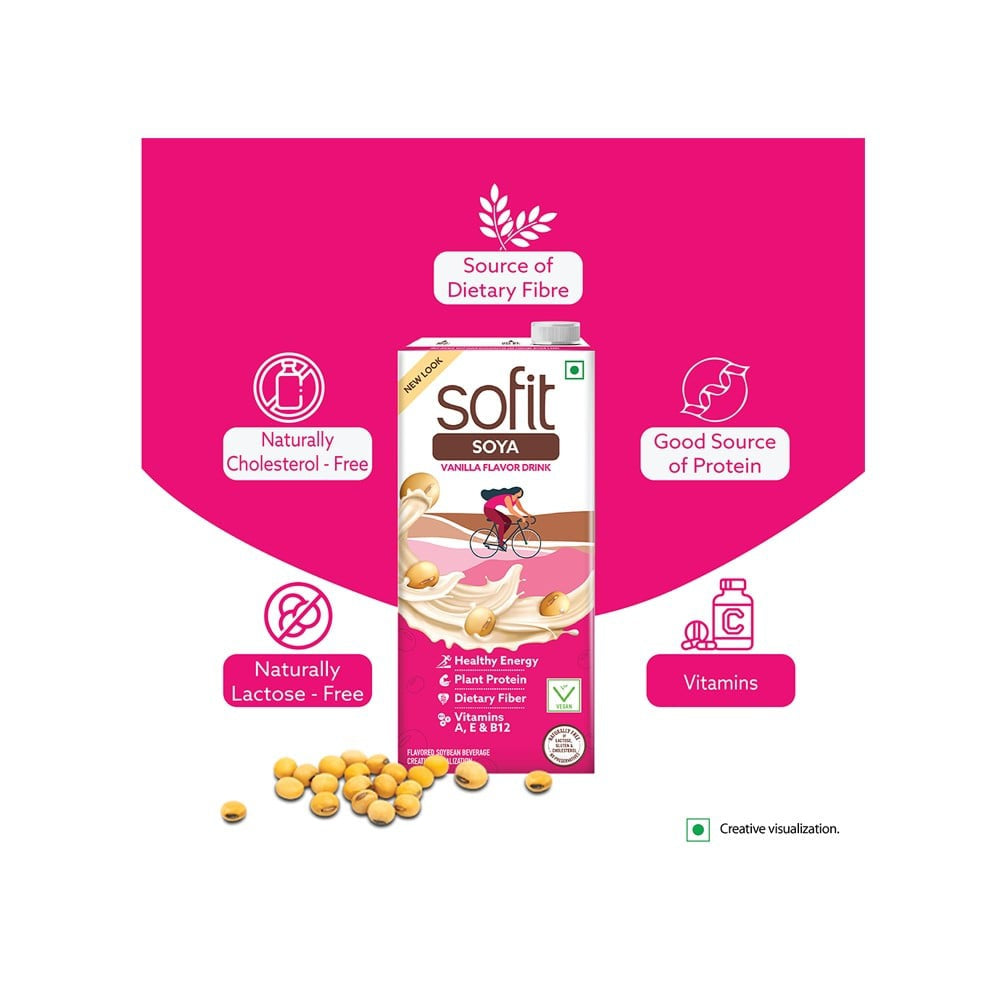 Sofit Vanilla Soy Beverage : 1 ltr