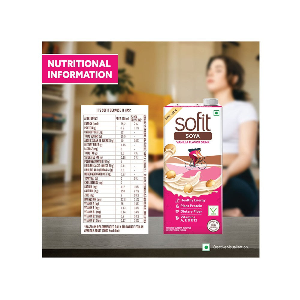 Sofit Vanilla Soy Beverage : 1 ltr