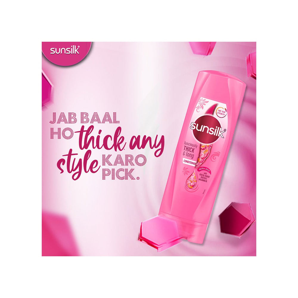 Sunsilk Lusciously Thick & Long Nourishing Conditioner : 180 ml