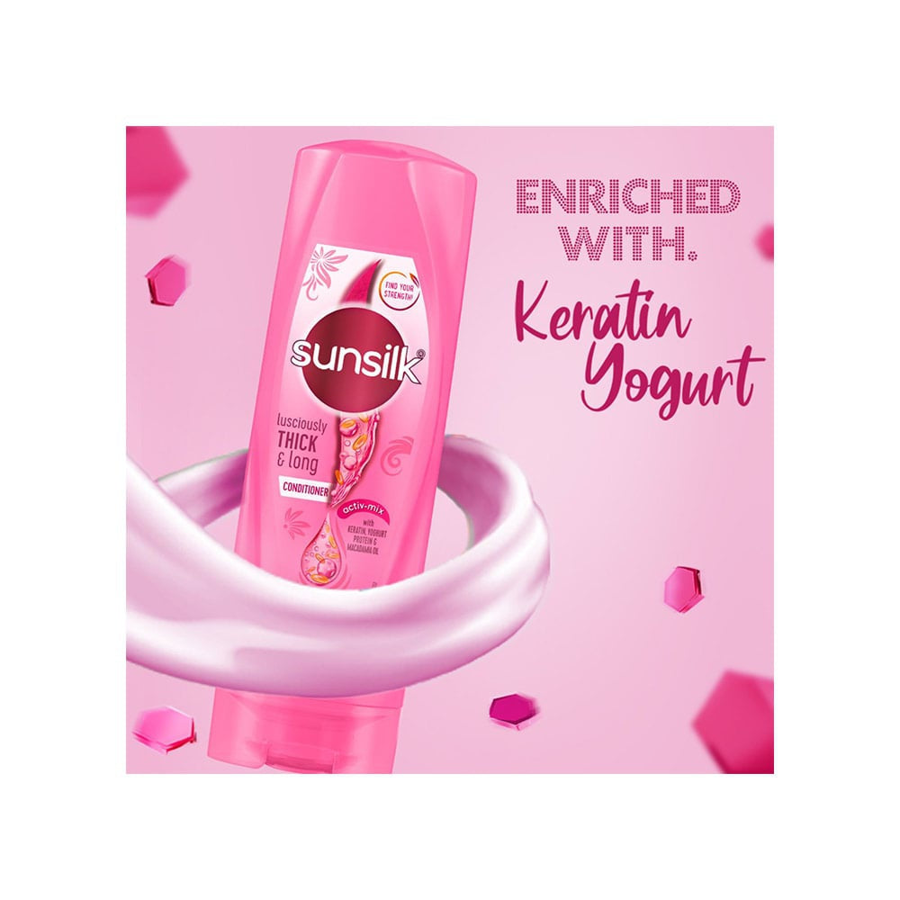 Sunsilk Lusciously Thick & Long Nourishing Conditioner : 180 ml