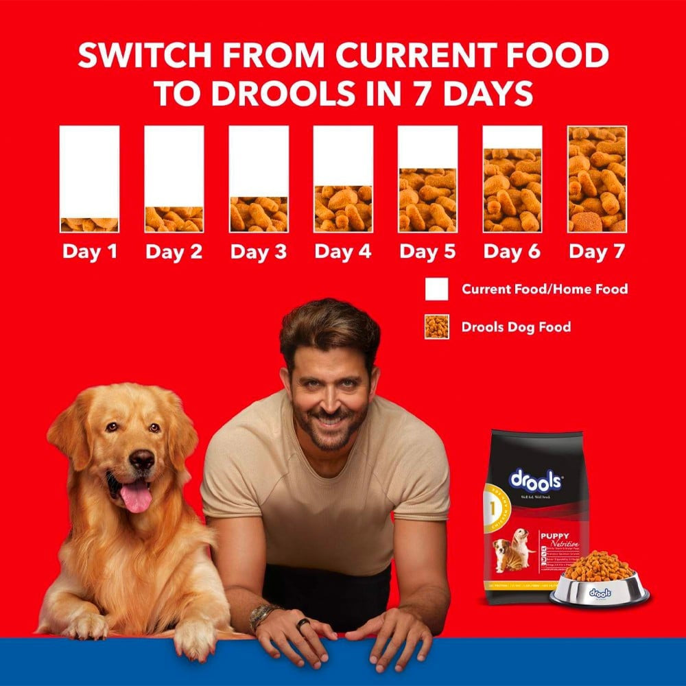 Drools Chicken & Egg Dry Food (Puppy) : 1.2 kg