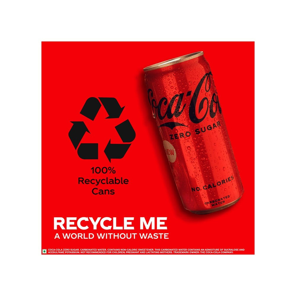 Coca-Cola Zero Sugar Soft Drink : 330 ml