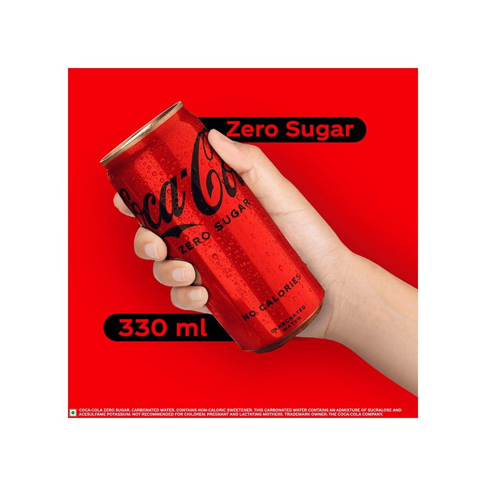 Coca-Cola Zero Sugar Soft Drink : 330 ml