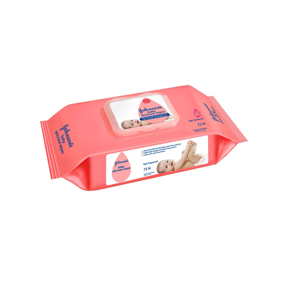 Johnson's Skincare Baby Wipes : 1 pack (72 wipes)