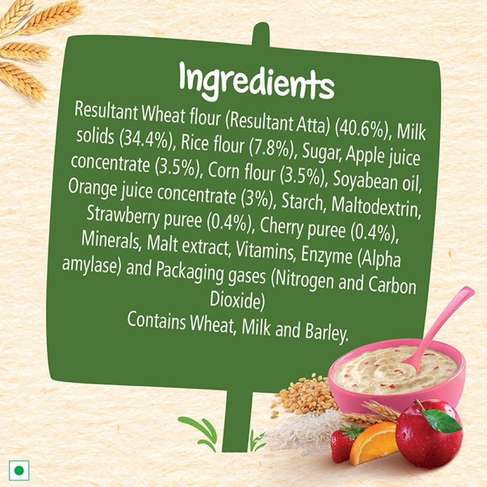 Nestle Cerelac Wheat Rice Mixed Fruit Baby Cereal (from 10 to 24 Months) : 300 g