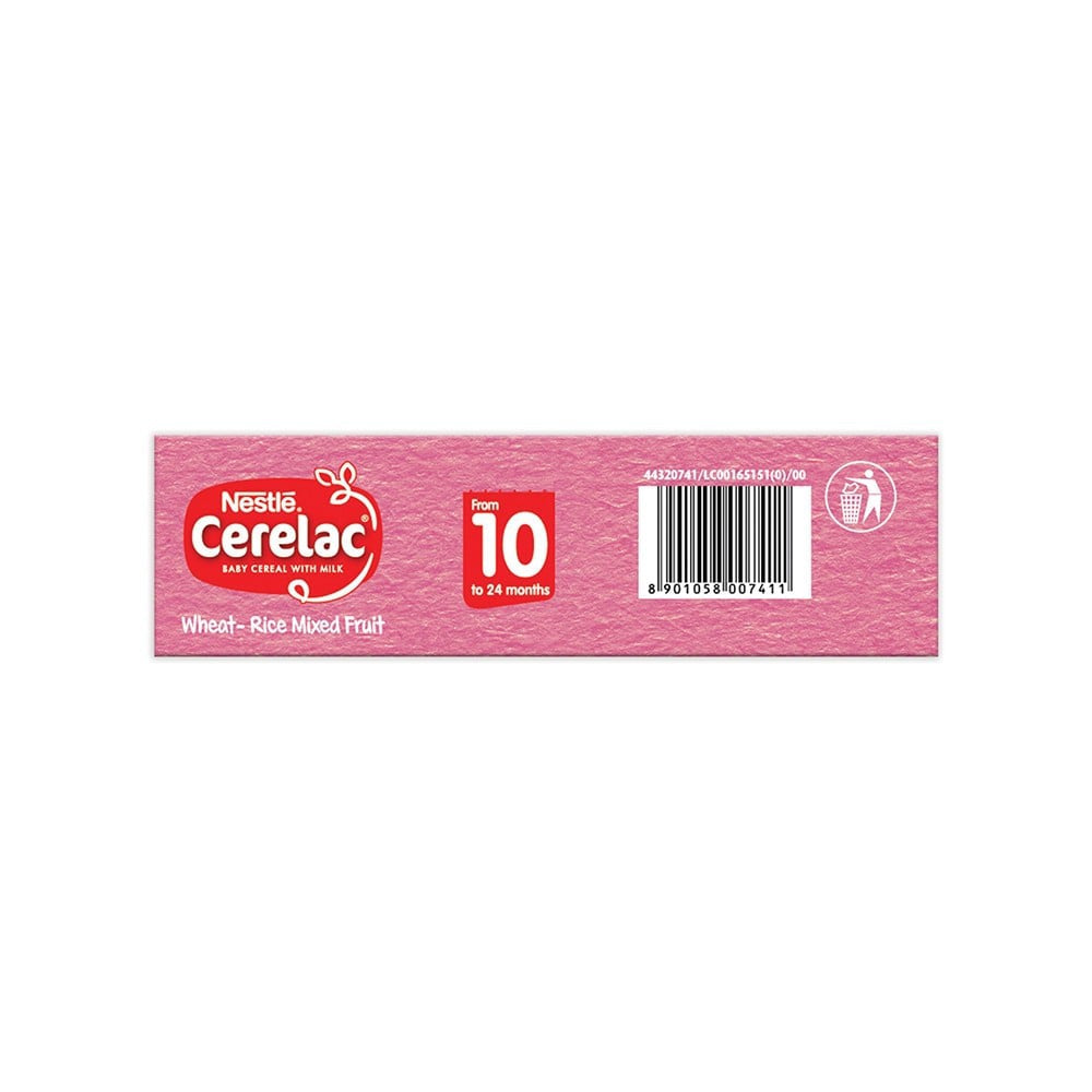 Nestle Cerelac Wheat Rice Mixed Fruit Baby Cereal (from 10 to 24 Months) : 300 g