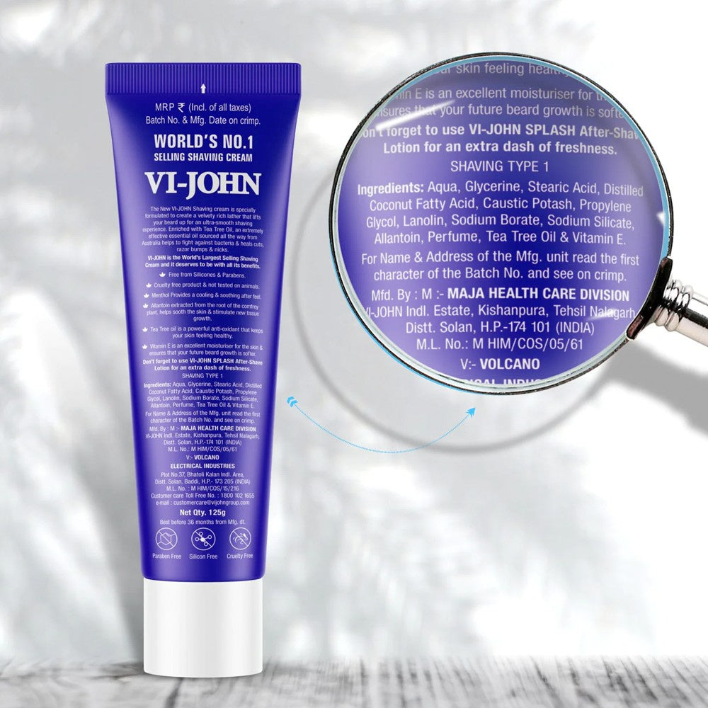 Vi-John Shaving Cream : 125 g