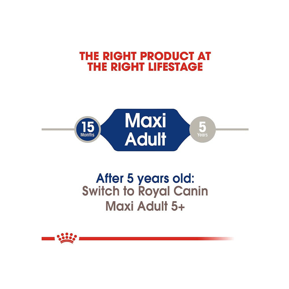 Royal Canin Dog Food (Maxi Adult) : 4 kg