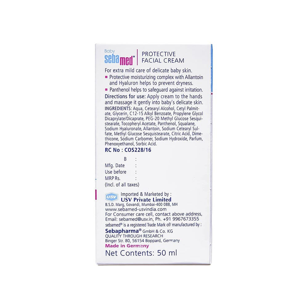Sebamed Protective Facial Baby Cream : 50 ml