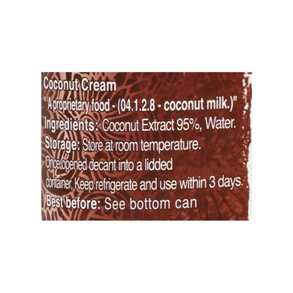 Real Thai Coconut Cream : 400 ml