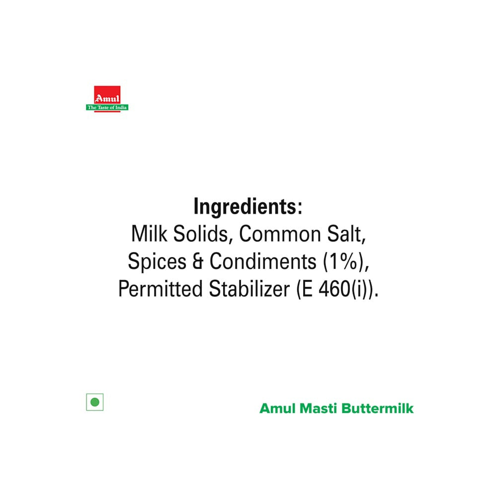 Amul Masti Spiced Salted Buttermilk : 1 l