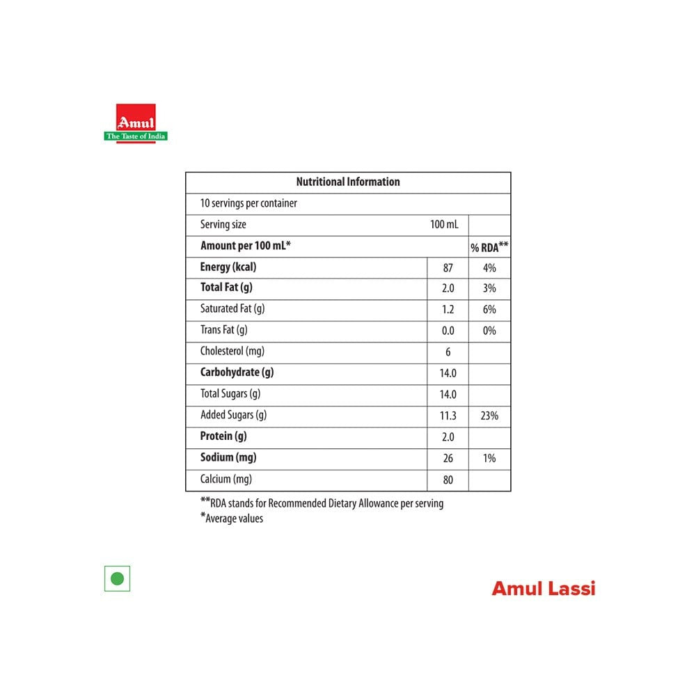 Amul Sweet Lassi : 1 ltr