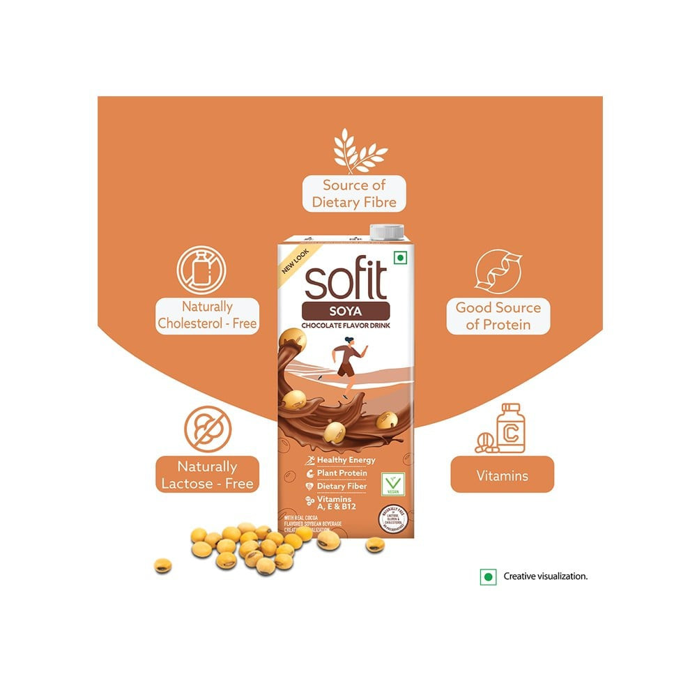 Sofit Chocolate Soy Beverage : 1 ltr