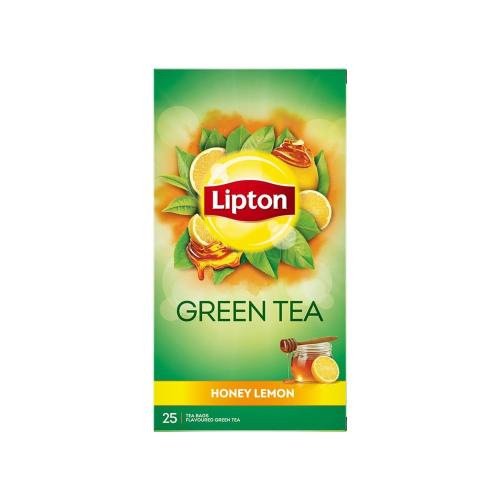 Lipton Honey Lemon Green Tea Bags : 25 pieces
