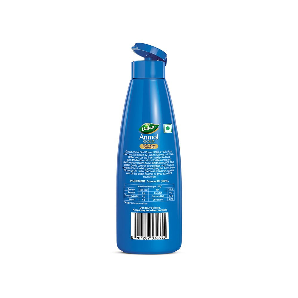 Dabur Anmol Gold Pure Coconut Hair Oil : 600 ml
