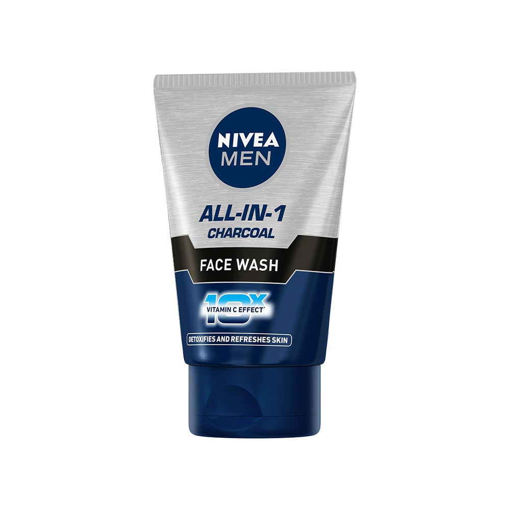 Nivea Men All-In-1 Charcoal Face Wash : 100 g