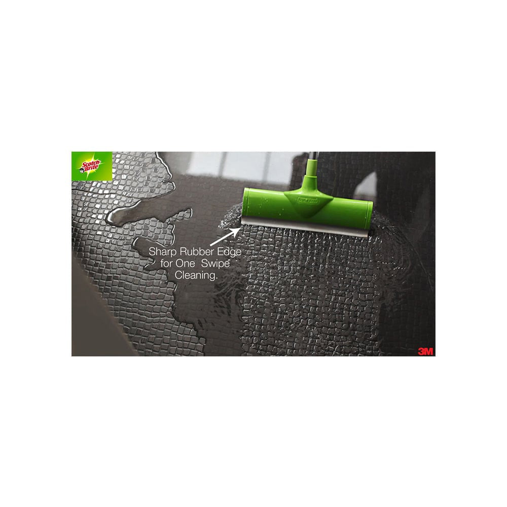 Scotch Brite Bathroom Squeegee Plastic Wiper Green : 1 unit